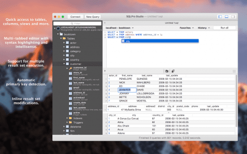Mac数据库管理好工具：SQLPro Studio 2023.41