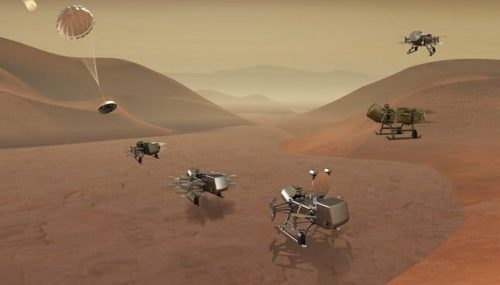 NASA 蜻蜓号旋翼机安装线束并命名土卫六着陆区，航天科技资讯配图