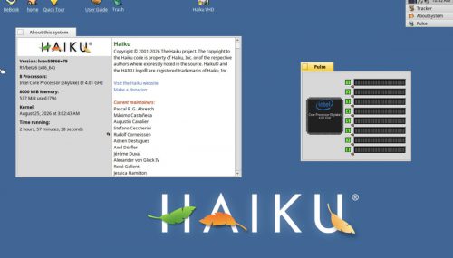 Haiku OS Beta 6 发布,带来 WebKit 浏览器与硬件加速虚拟化,开源系统技术资讯配图